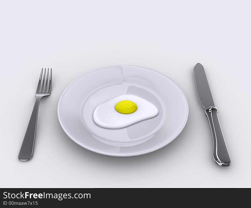 Plate egg