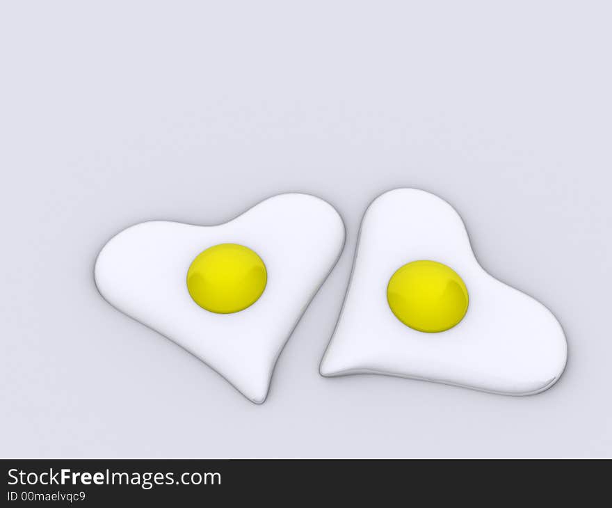 Heart eggs