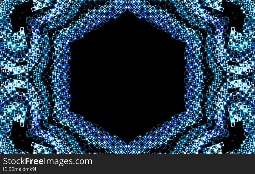 Abstract blue design