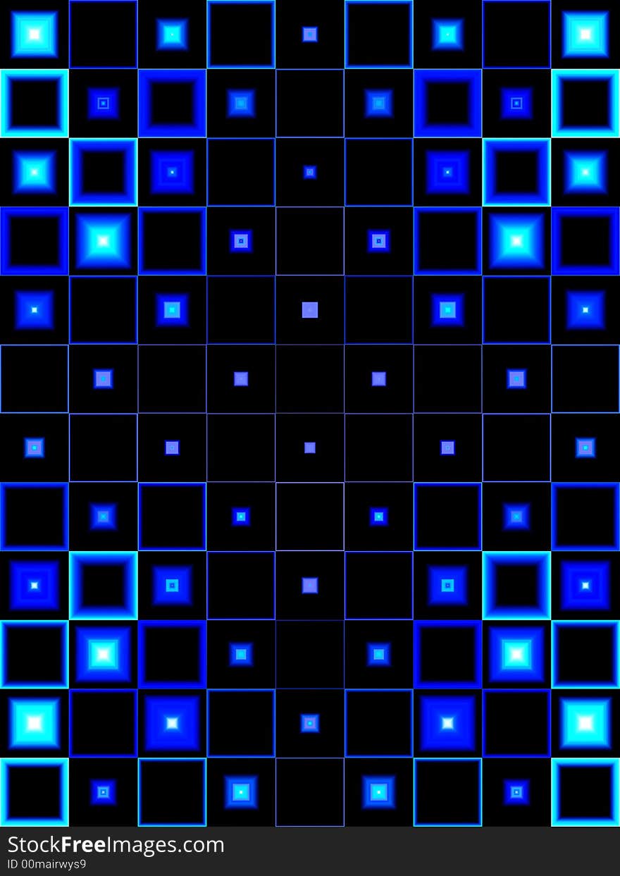 Blue Abstract Background with light effect.