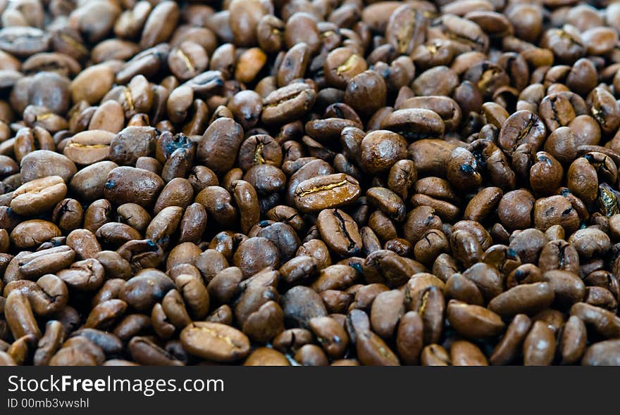 Lots of coffee beans for backgrounds