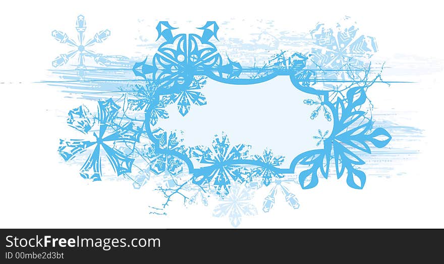 Ornamental winter background