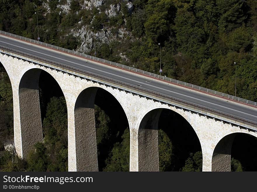 Bridge in the mountains