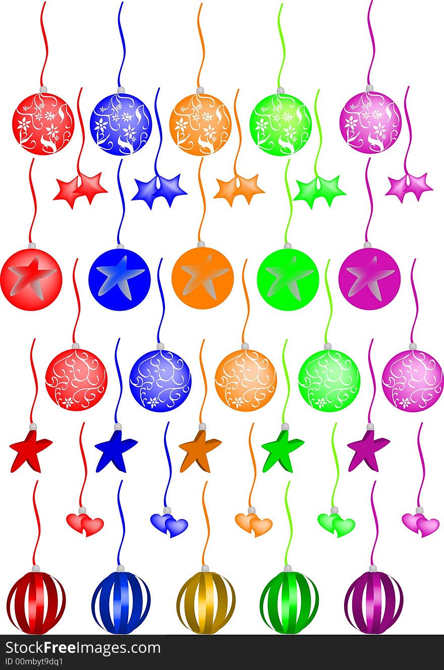 Christmas decoration. Vector