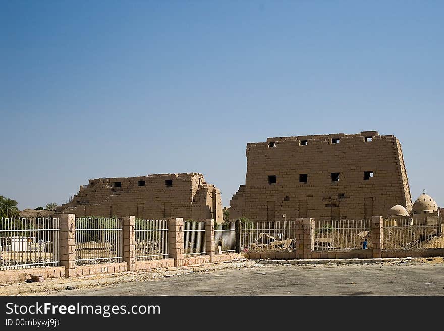 Front temple of Karnak, Luxor, Egypt