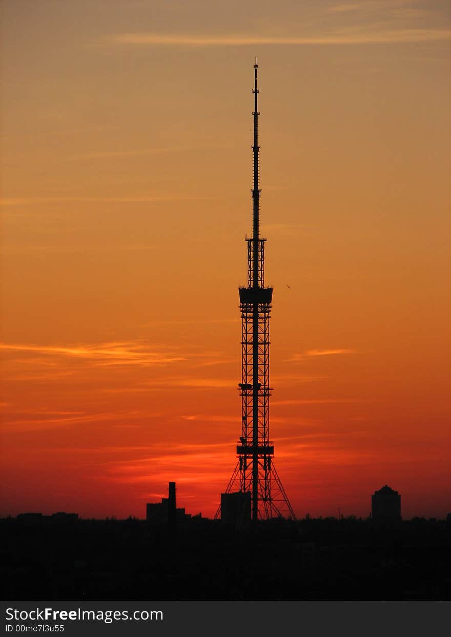 Industrial sunset