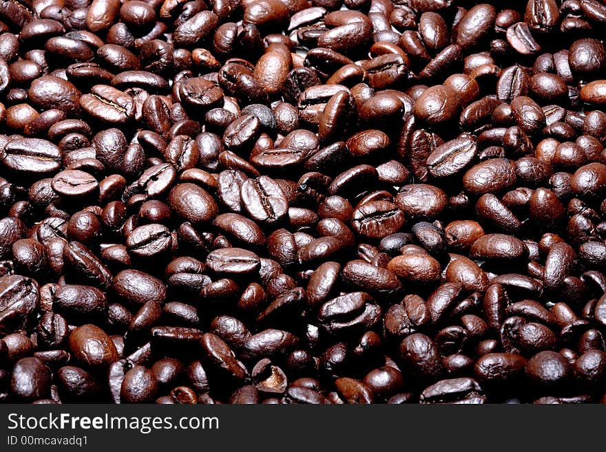 Grains of true aromatic coffee, being suitable as the background or the element promotion.