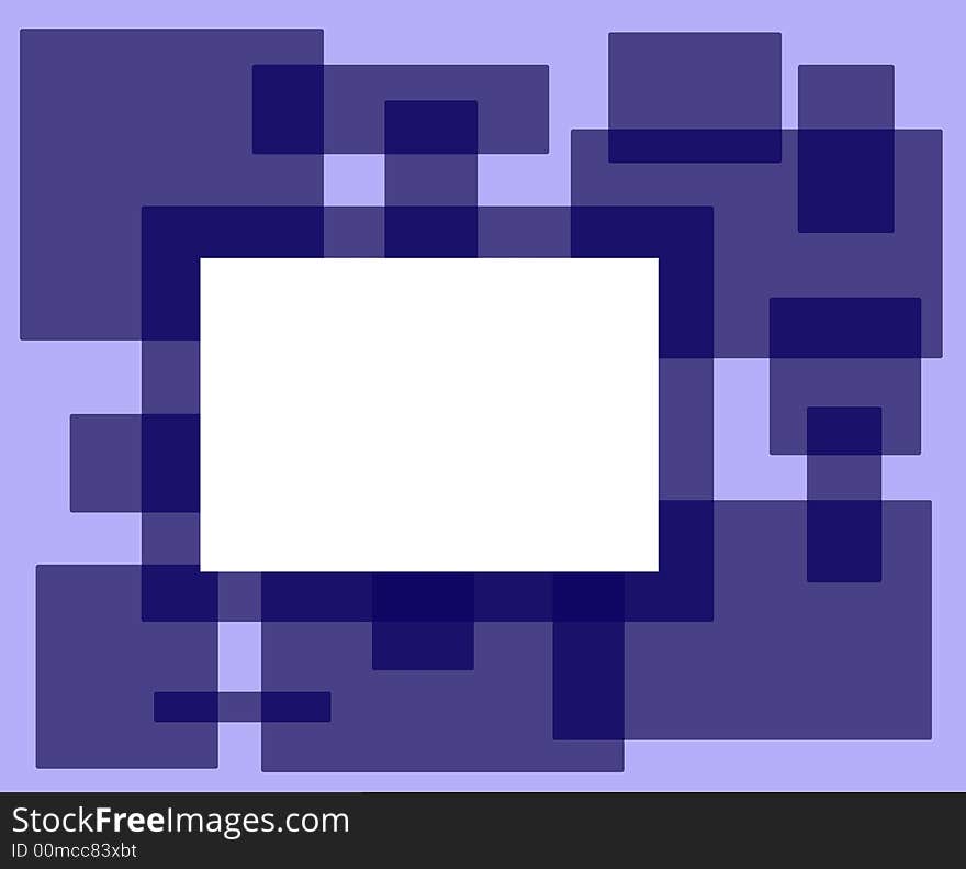 A blue multiple rectangle frame. A blue multiple rectangle frame.