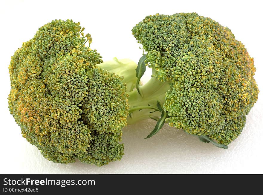 Broccoli isolated on the white