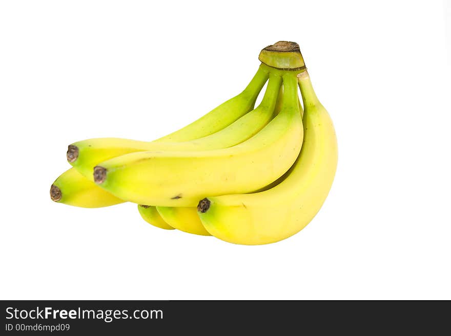 Bananas on White