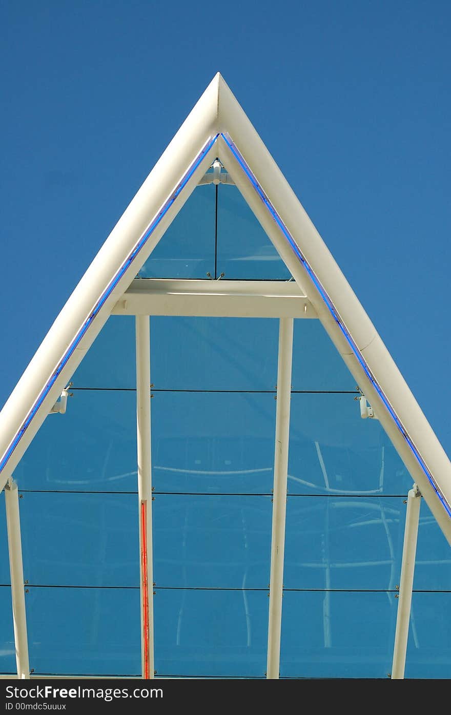 Modernistic roof of new shopping centre. Modernistic roof of new shopping centre