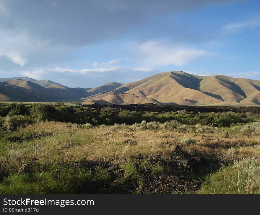 Highway Flow - close to the Craters of the Moon National Monument in Idaho.