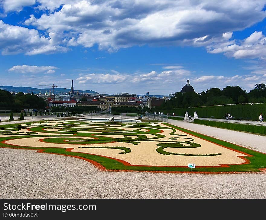 Belvedere Palace In Vienna