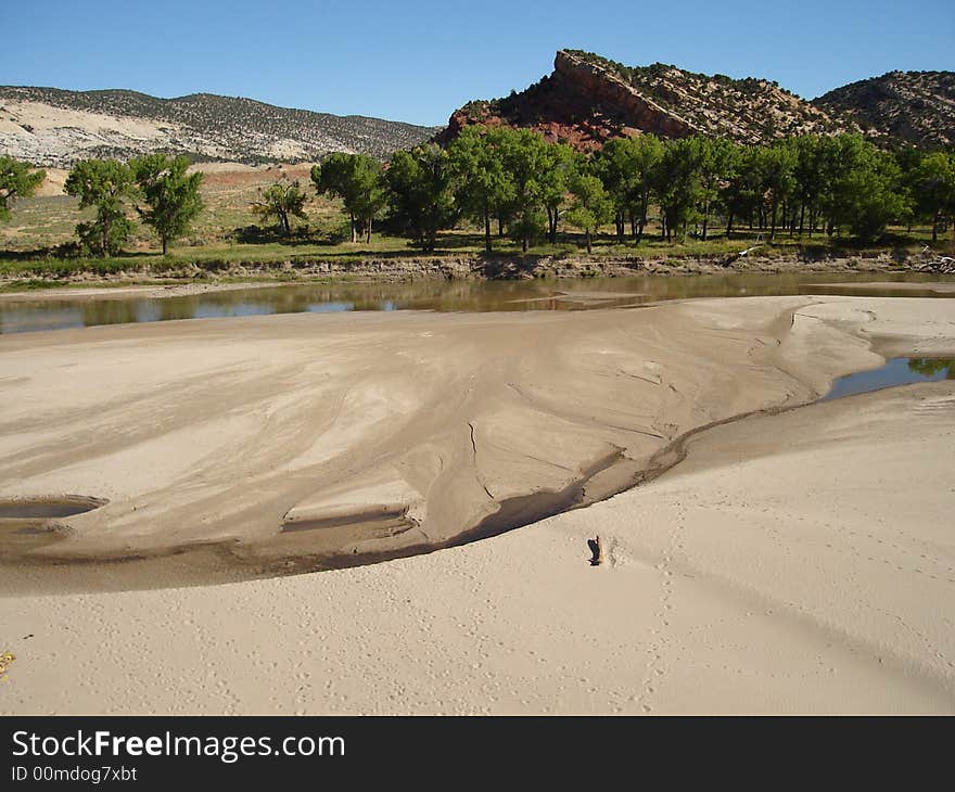 The Picture of Yampa River was taken in Dinosaur National Monument.