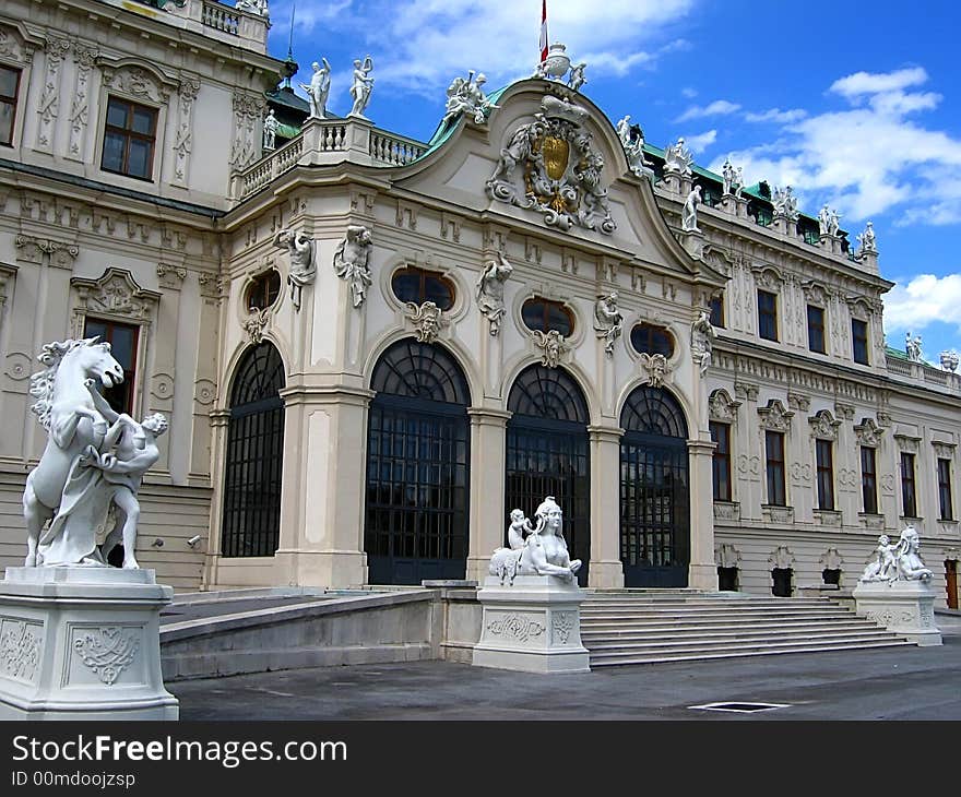 Belvedere Palace In Vienna