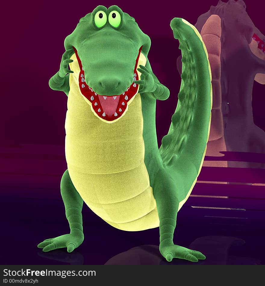 A very cute, plushy cartoon crocodile
Image contains a Clipping Path / Cutting Path for the main object. A very cute, plushy cartoon crocodile
Image contains a Clipping Path / Cutting Path for the main object