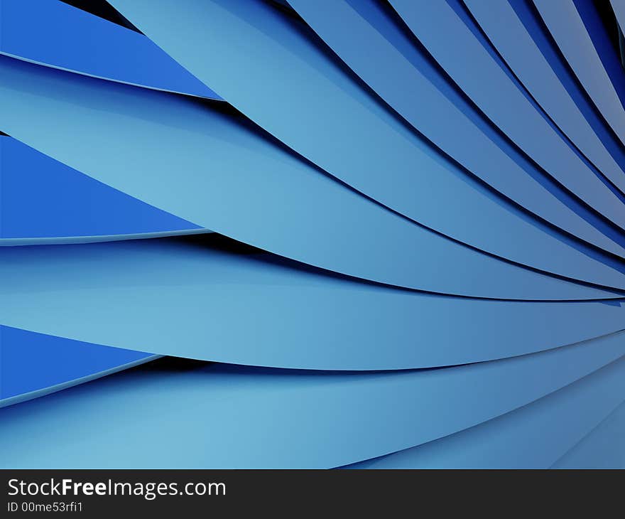 Compostion of a  blue background with shapes. Compostion of a  blue background with shapes