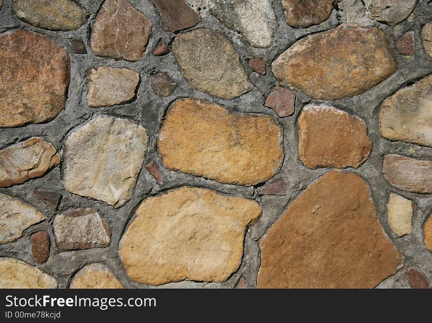 Close-up of stone wall. Close-up of stone wall