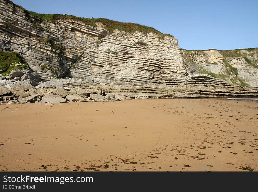 A romantic bay surrounded with a rock. A romantic bay surrounded with a rock