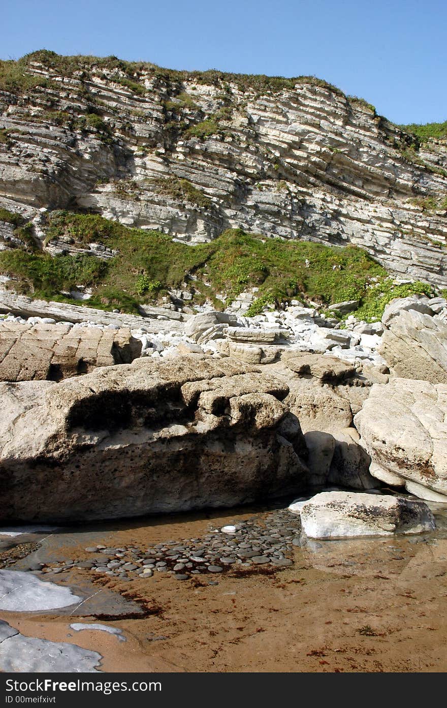 A romantic bay surrounded with a rock. A romantic bay surrounded with a rock