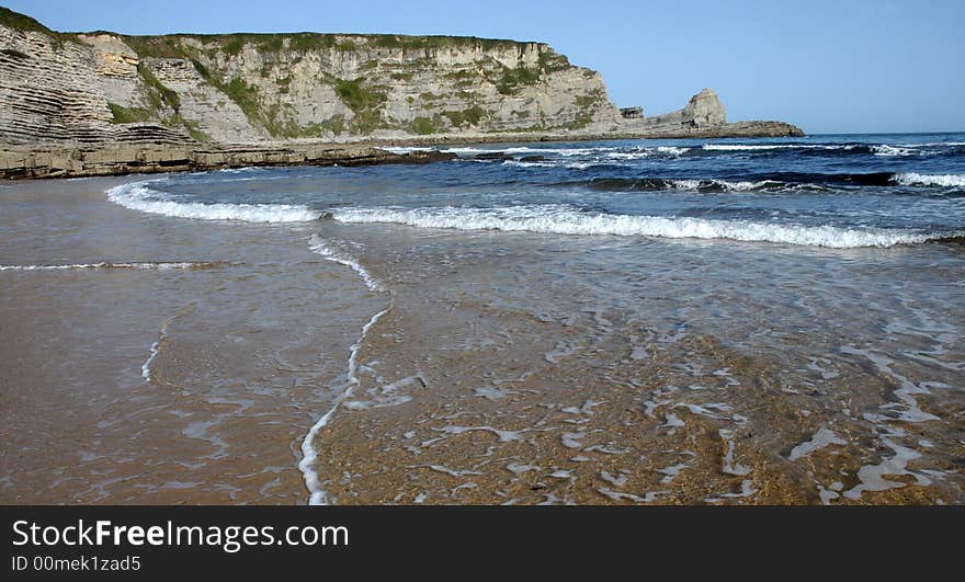 A romantic bay surrounded with a rock. A romantic bay surrounded with a rock