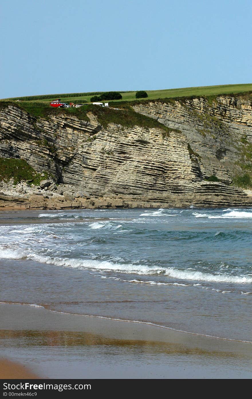 A romantic bay surrounded with a rock. A romantic bay surrounded with a rock