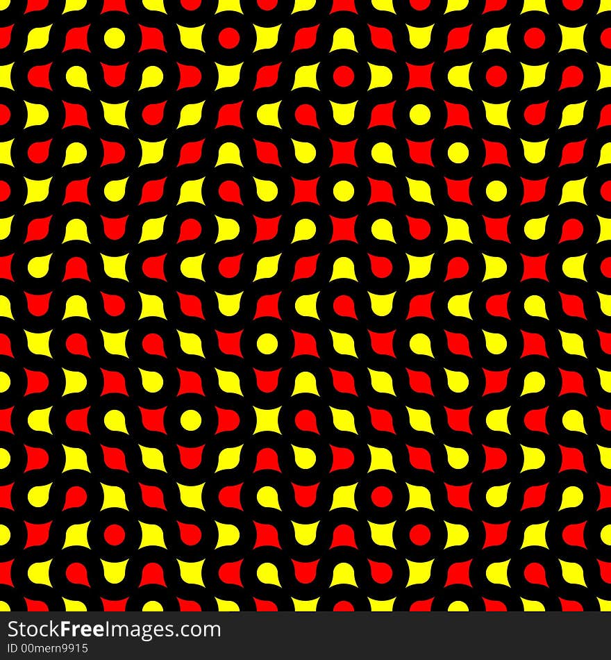 Vector texture with red, yellow and black color