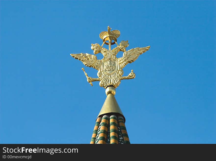 Golden two-headed eagle