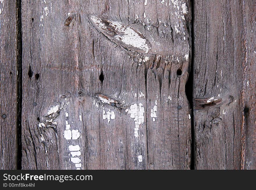 Old grunge wood with paint chipping. Old grunge wood with paint chipping