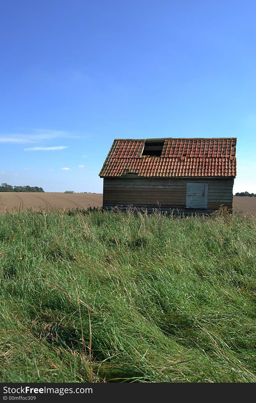 Dilapidated old shed