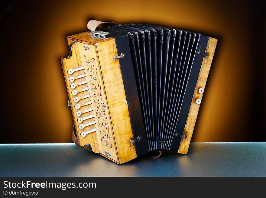 Detail of an old accordion 1