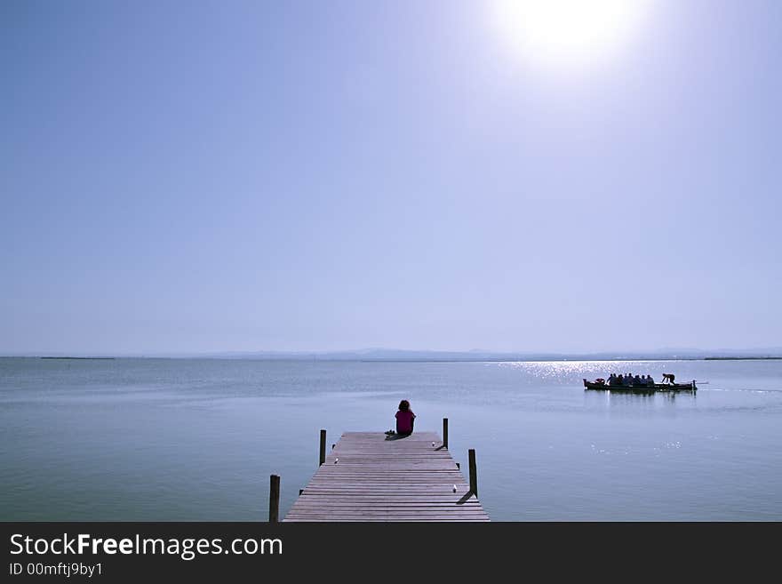 The Albufera in Valencia, tourism and relaxation. The Albufera in Valencia, tourism and relaxation