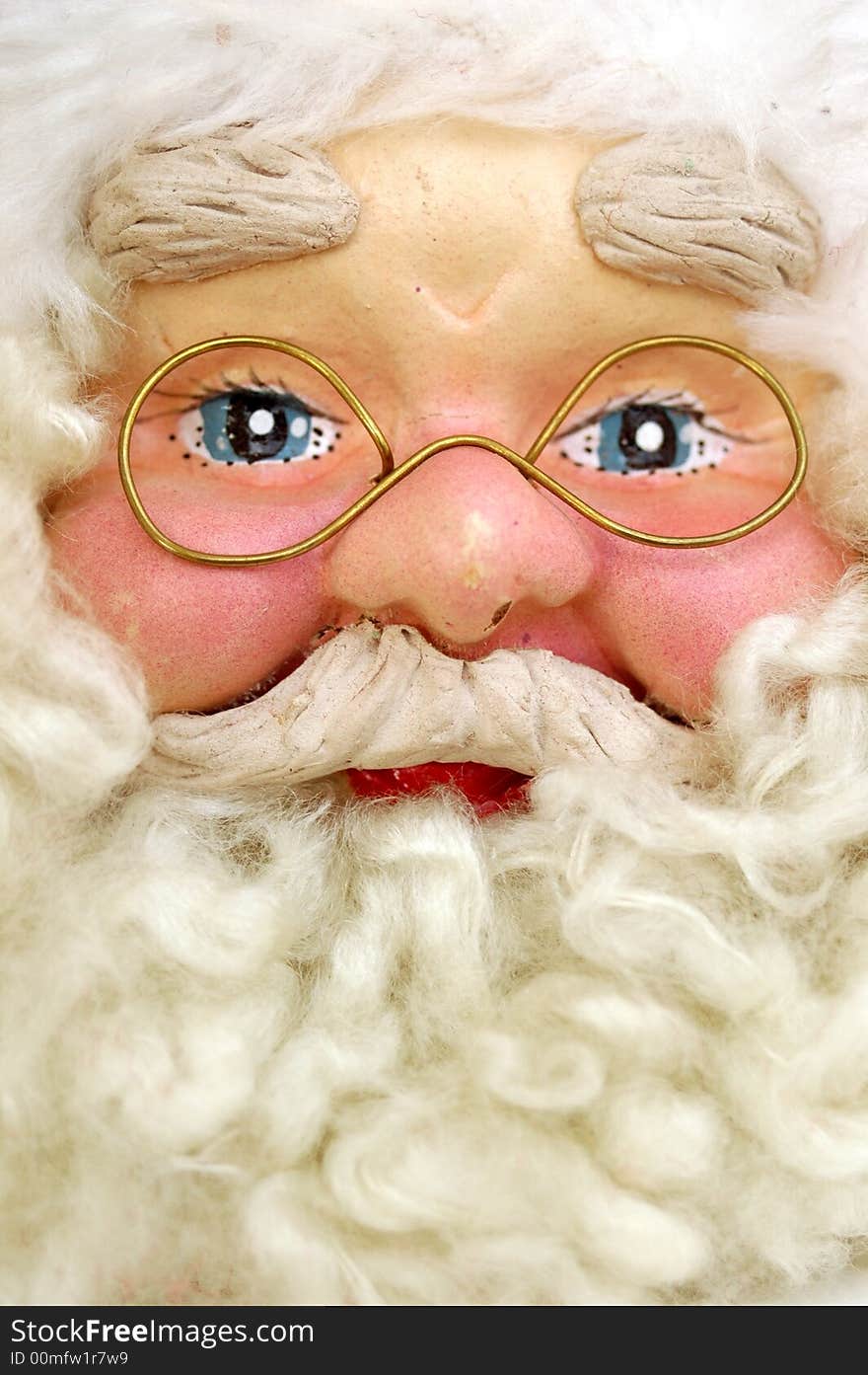 Detail of Santa Ornament