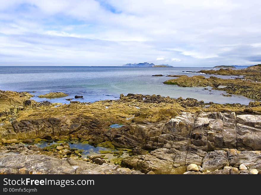 Coastline landscape in northern spain