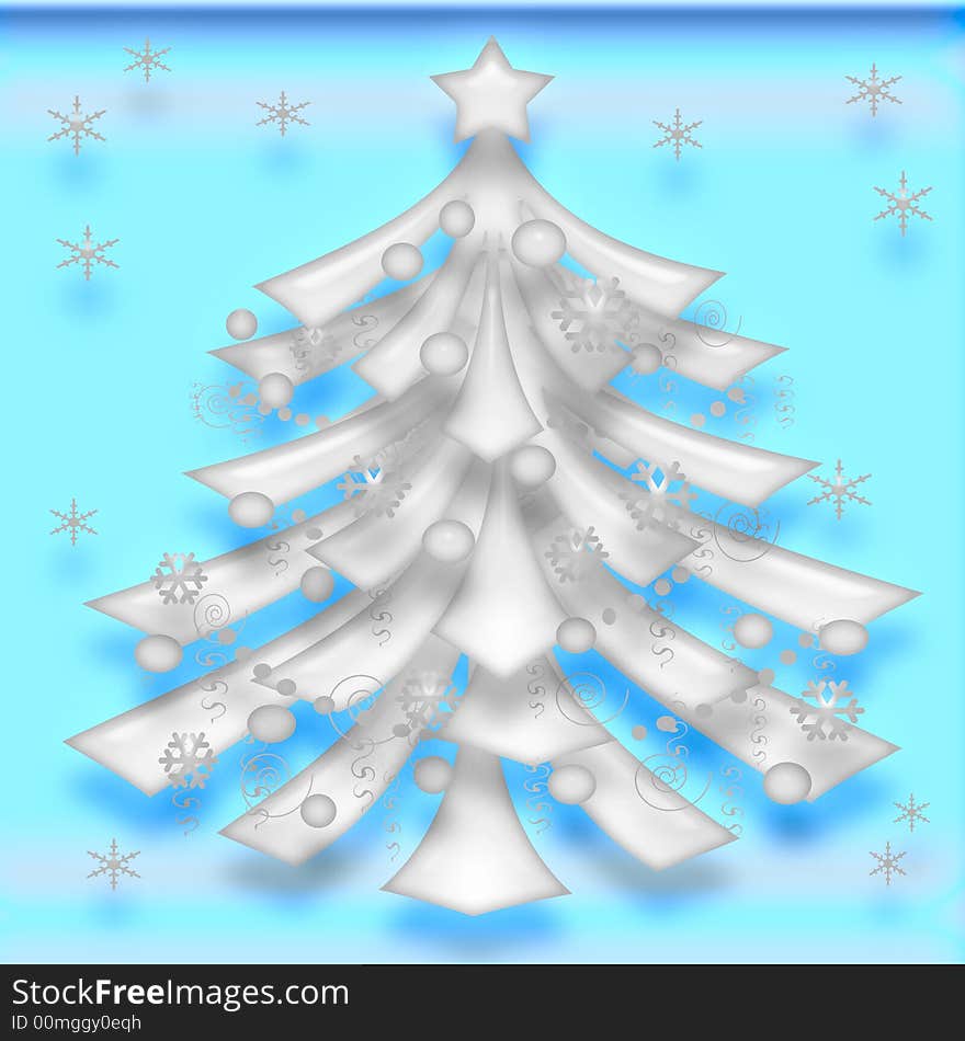 Crystal Christmas tree