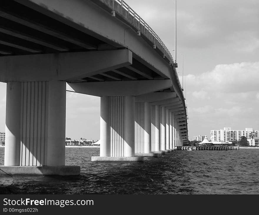 Sand Key Bridge in Clearwater Florida. Sand Key Bridge in Clearwater Florida.