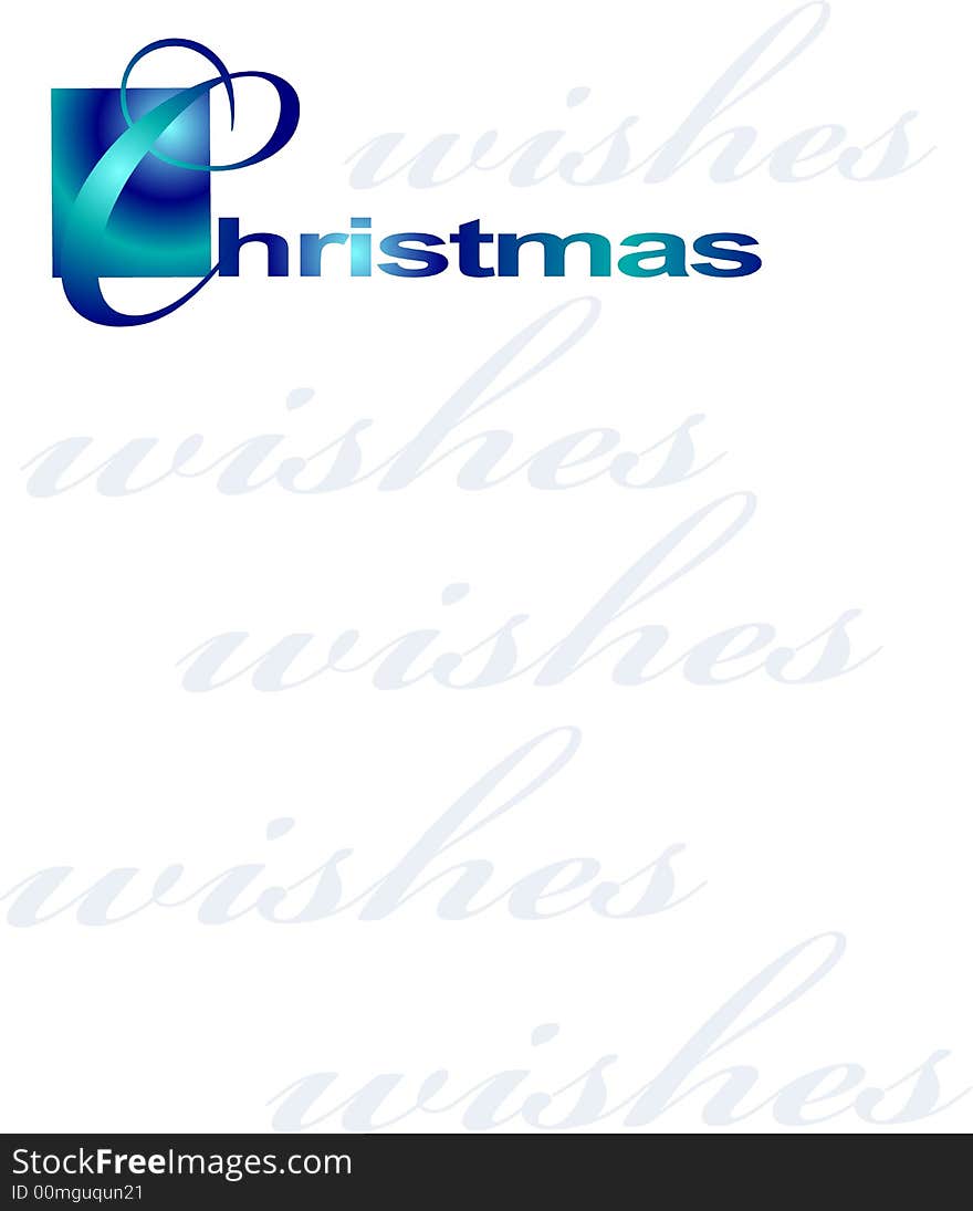 Christmas Wishes logo design available in art adobe illustrator. Christmas Wishes logo design available in art adobe illustrator