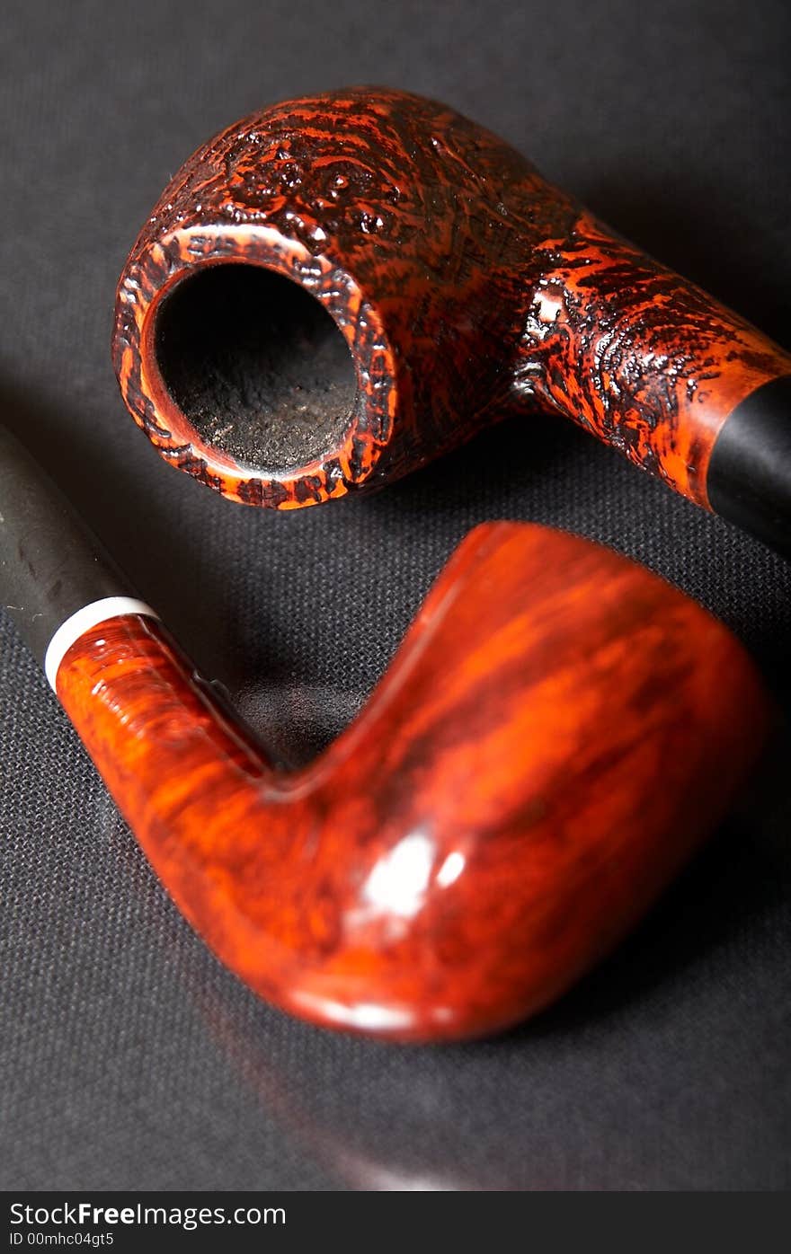 Two smoking pipes