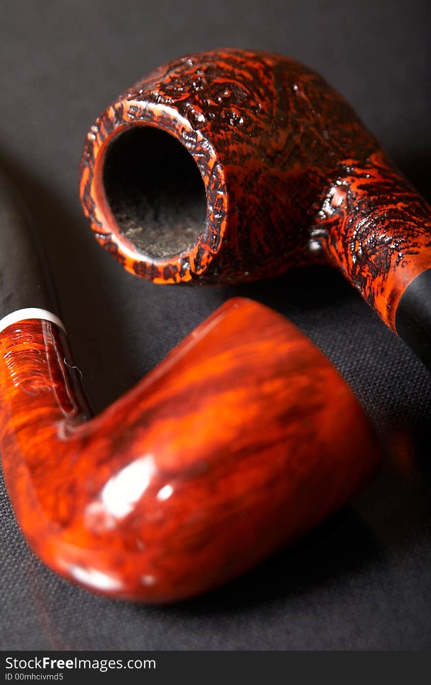 Two smoking pipes