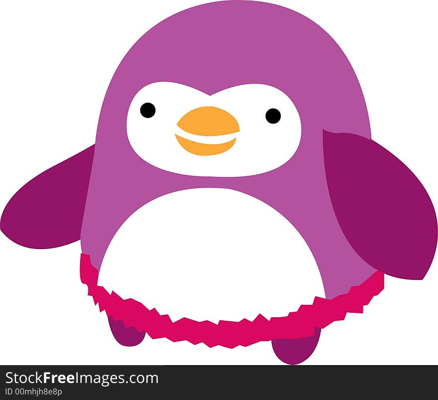 Fat Penguin Pink