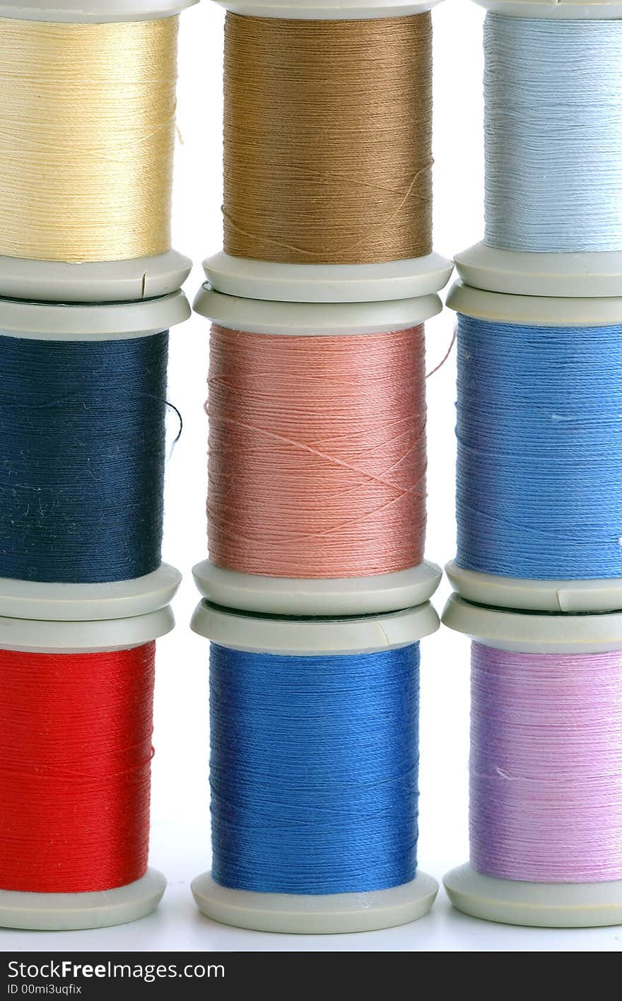 Bobbins of thread