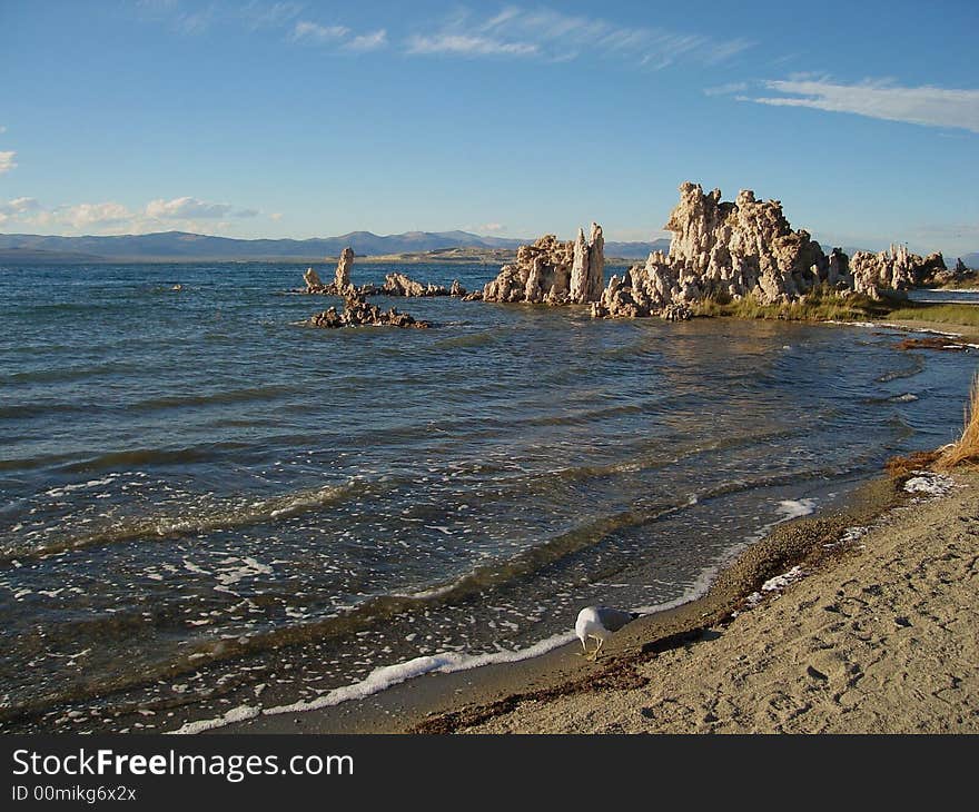 Tufas on Mono Lake