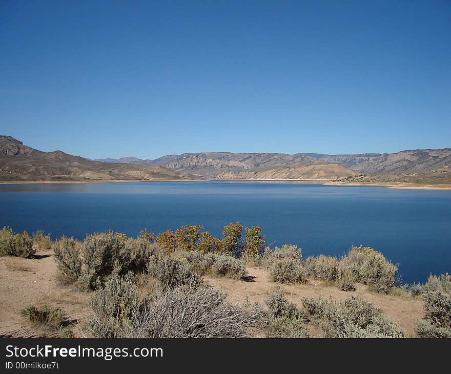 Blue Mesa Reservoir can be found in Curecanti National Recreation Area in Colorado.