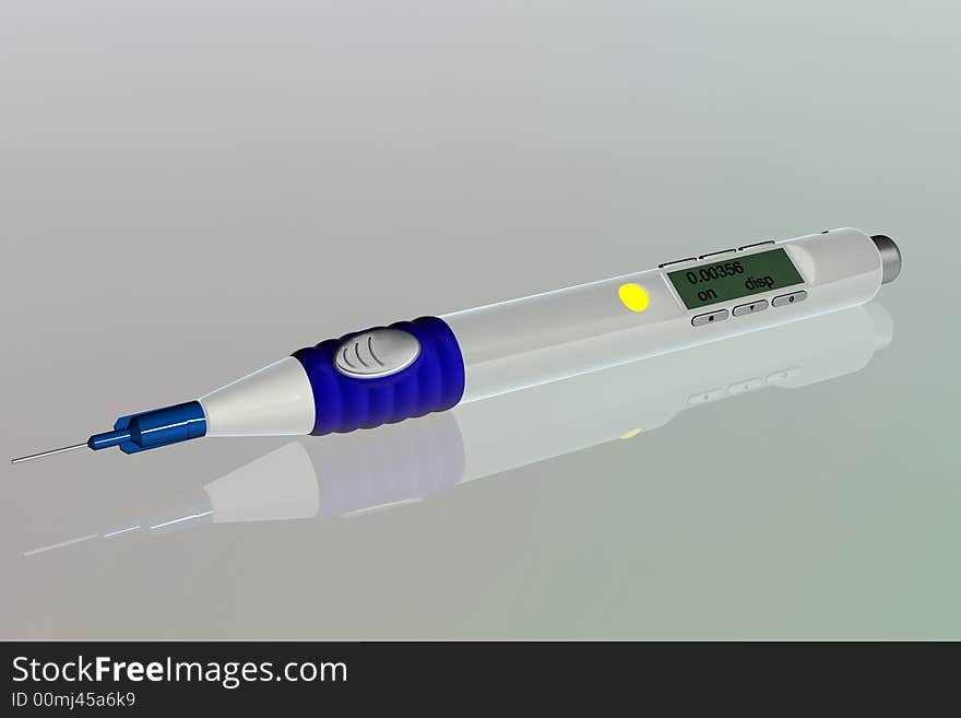 Dispenser for chemistry 3D model