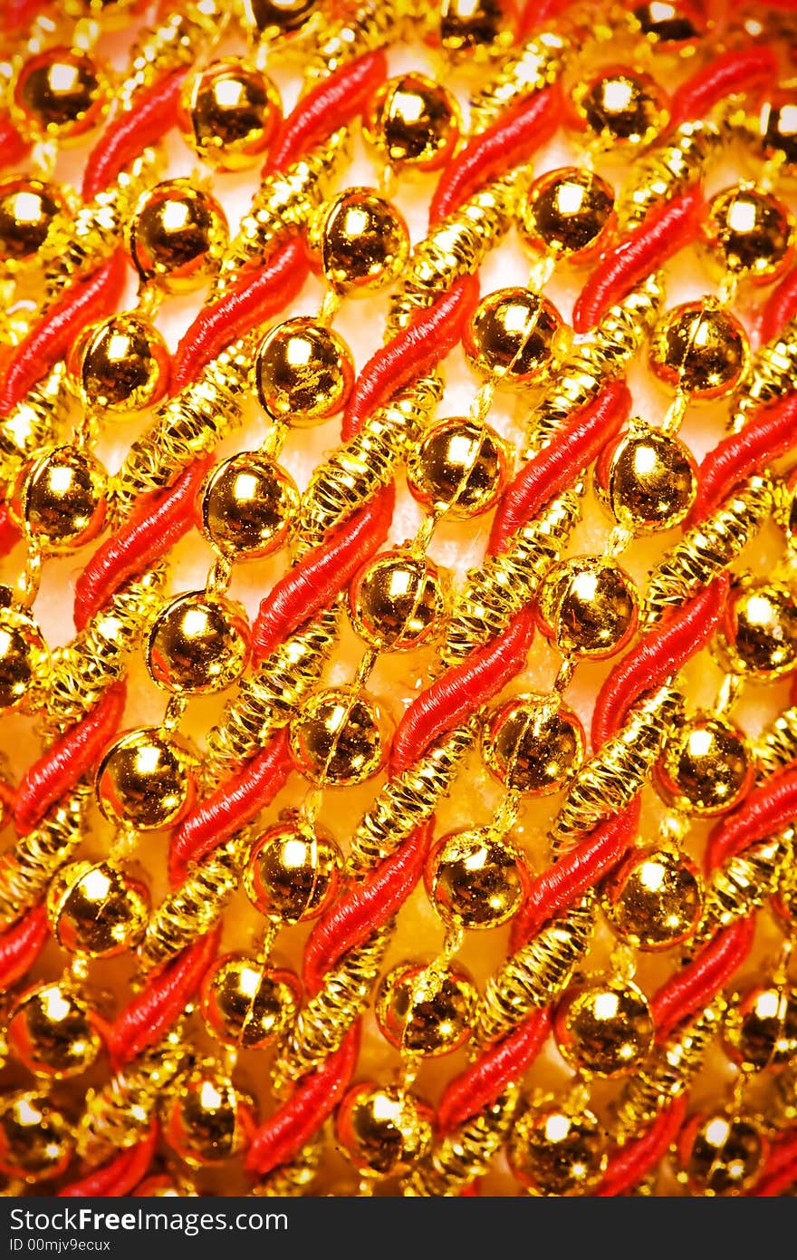 Close up view of the color christmas decoration background