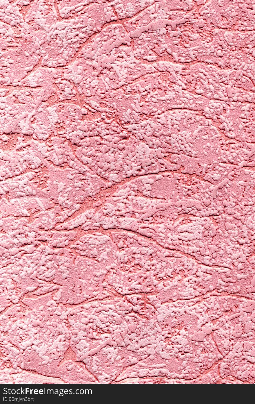 Red wallpaper texture close up