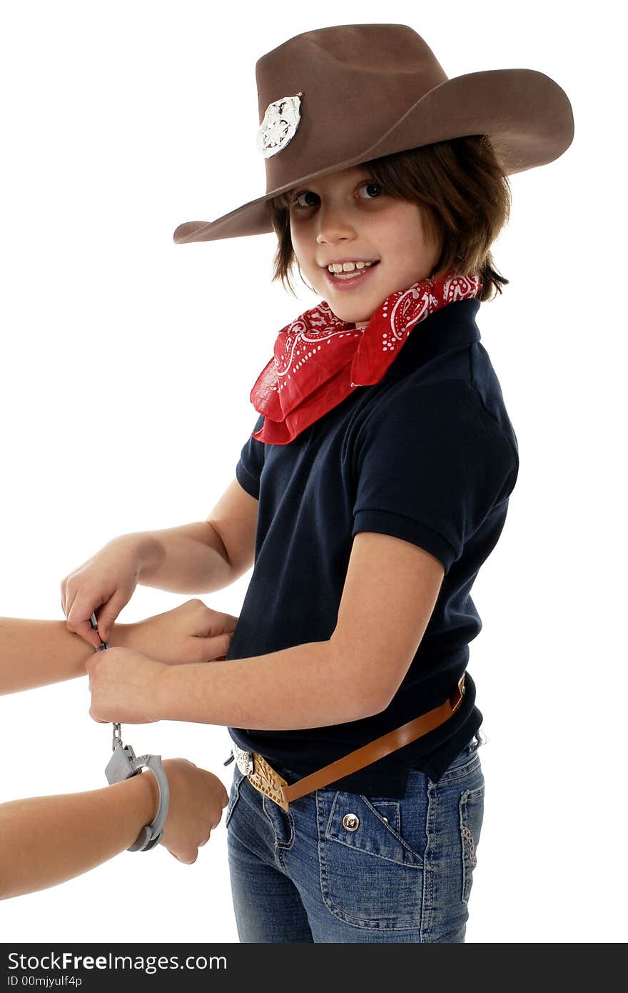 Cowgirl Sheriff At Work