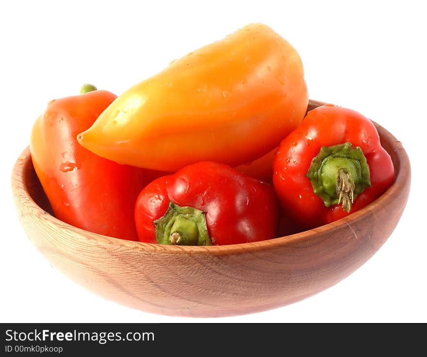 Peppers On Plate