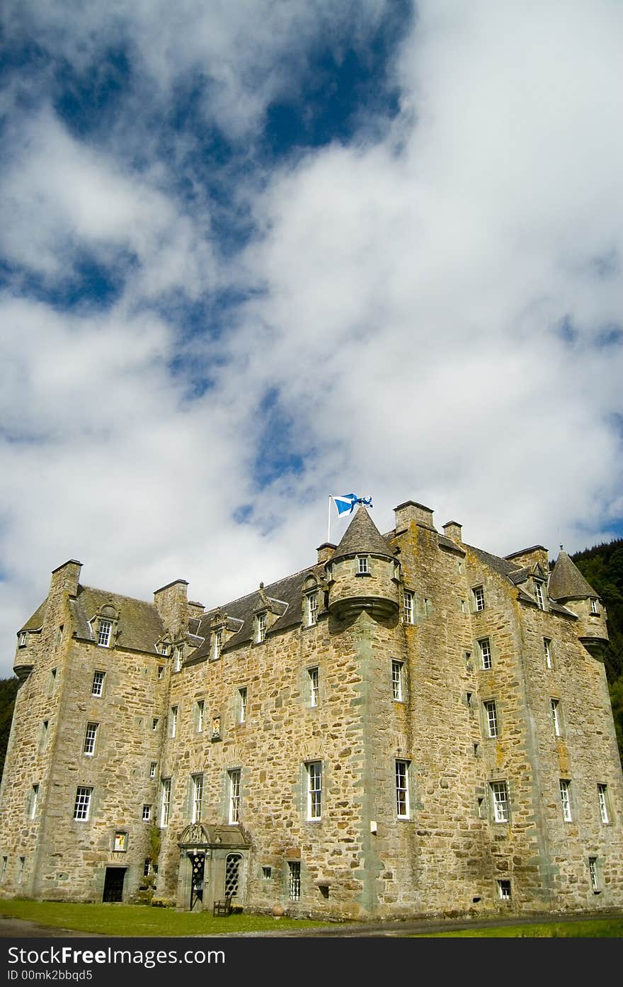 Castle and clouds