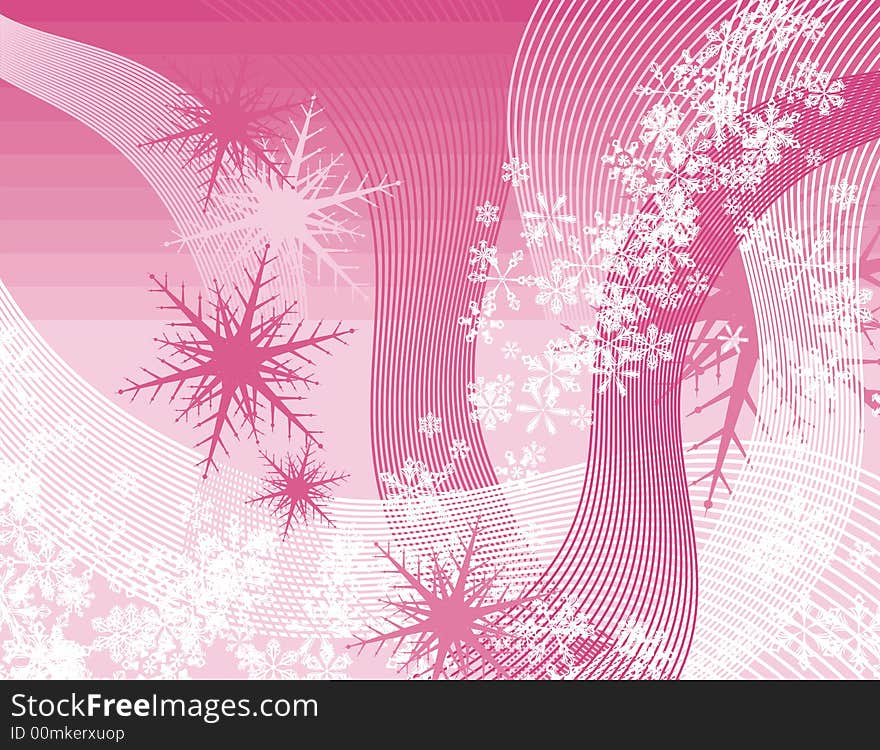 Snowflake background series